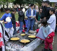 Kinder und Teens auf dem Fest im Blücherpark